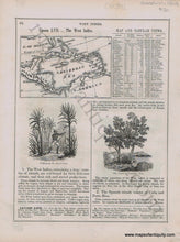 Load image into Gallery viewer, Antique-Printed-Color-Map-West-Indies-verso-Central-America-1848-Goodrich-1800s-19th-century-Maps-of-Antiquity
