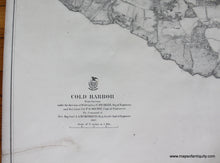 Load image into Gallery viewer, 1867 - Cold Harbor - Antique Map
