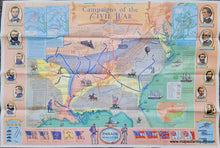 Load image into Gallery viewer, Vintage-Map-Campaigns-of-the-Civil-War-Commemorative-Map-Centennial-Edition--1961-C-S-Hammond-&amp;-Co--Maps-Of-Antiquity
