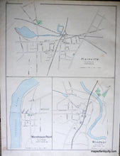 Load image into Gallery viewer, 1893 - City of New Britain (CT) - Antique Map
