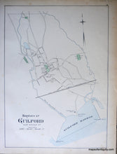 Load image into Gallery viewer, 1893 - City of Ansonia, verso Guilford, Seymour, East River &amp; Madison (CT) - Antique Map
