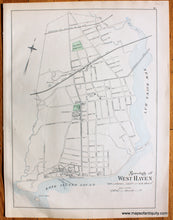 Load image into Gallery viewer, Antique-Map-Borough-of-West-Haven
