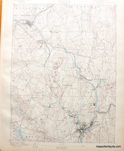 Topographical-Map-CT-Norwich-sheet-antique-topo-map-United-States-Connecticut-1891-USGS-Maps-Of-Antiquity