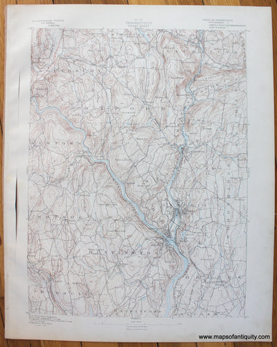 CT-Derby-sheet-antique-topo-map