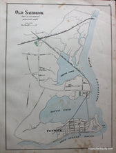 Load image into Gallery viewer, 1893 - City of Middletown, Connecticut, Clinton, Middle Haddam, verso Higganum, Portland, Old Saybrook, Fenwick - Antique Map
