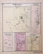 Load image into Gallery viewer, 1874 - Cornwall Connecticut - Antique Map
