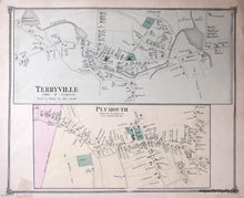 Load image into Gallery viewer, 1874 - Plymouth Connecticut - Antique Map
