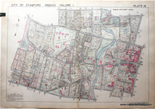 Load image into Gallery viewer, Genuine-Antique-Map-Part-of-City-of-Stamford-Fairfield-County-Connecticut-Plate-18-1938-Franklin-Survey-Company-Maps-Of-Antiquity
