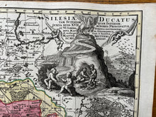 Load image into Gallery viewer, Genuine-Antique-Hand-colored-Map-Poland-Silesia-Ducatus-tam-Superior-quam-Inferior-juxta-sous-XVII-minores-Principatus-et-VI-Libera-Dominia-Disterminay-Nova-Map---Seutter-Maps-Of-Antiquity
