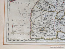 Load image into Gallery viewer, Antique-Hand-Colored-Map-Xensi-Imperii-Sinarum-Provincia-Secunda-Asia-China-Great-Wall-1655-Blaeu-Maps-Of-Antiquity-1600s-17th-century
