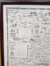 Load image into Gallery viewer, 1938 - Boston (Massachusetts) and Vicinity - Antique Pictorial Map
