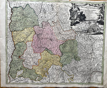 Load image into Gallery viewer, Genuine-Antique-Hand-colored-Map-France-Tabula-Delphinatus-Vulgo-Le-Gouvernement-General-du-Dauphine---Homann-Maps-Of-Antiquity
