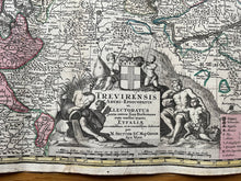 Load image into Gallery viewer, Genuine-Antique-Hand-colored-Map-Luxembourg-Germany-Trevisensis-Arch-Episcopatus-et-Electoratus---Seutter-Maps-Of-Antiquity
