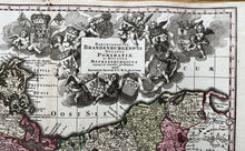 Load image into Gallery viewer, Genuine-Antique-Hand-colored-Map-Germany-Brandenburgens-Ducatus-Pomeraniae-et-Ducatus-Mecklenburgicus--Seutter-Maps-Of-Antiquity
