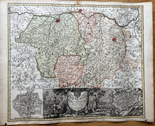 Load image into Gallery viewer, Genuine-Antique-Hand-colored-Map-Italy-Status-Parmensis--Homann-heirs-Maps-Of-Antiquity
