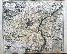 Load image into Gallery viewer, Genuine-Antique-Hand-colored-Map-Ducatus-Mantuani-Mantua-Italy--Baumeister-Seutter-Maps-Of-Antiquity
