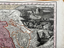 Load image into Gallery viewer, Genuine-Antique-Hand-colored-Map-Nova-Totius-Helvetiae-com-suis-Subditis-Switzerland--maker-Seutter-Maps-Of-Antiquity
