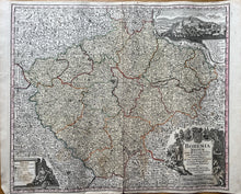 Load image into Gallery viewer, Genuine-Antique-Hand-colored-Map-Germany-Bohemia-Regnum-juxta-XII-Circulos-divisum-cum-Comitatu-Glacensi-et-ditione-Egrana--Seutter-Maps-Of-Antiquity
