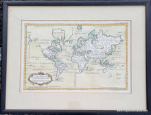 Load image into Gallery viewer, Genuine-Antique-Map-Carte-Reduite-du-Globe-Terrestre-1764-Bellin-Maps-Of-Antiquity
