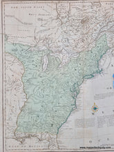 Load image into Gallery viewer, Genuine-Antique-Map-Bowles-s-New-Pocket-Map-of-the-United-States-of-America-the-British-Possessions-of-Canada-Nova-Scotia-and-Newfoundland-with-the-French-and-Spanish-Territories-of-Louisiana-and-Florida-as-Settled-by-The-Preliminary-Articles-of-Peace-Signed-at-Versailles-the-20th-Jany-1783-1784-Bowles-Maps-Of-Antiquity
