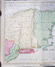 Load image into Gallery viewer, Genuine-Antique-Map-Nova-Anglia-New-England-New-York-New-Jersey-East-West-Jersey-Northeast-North-America-1720-Homann-Maps-Of-Antiquity
