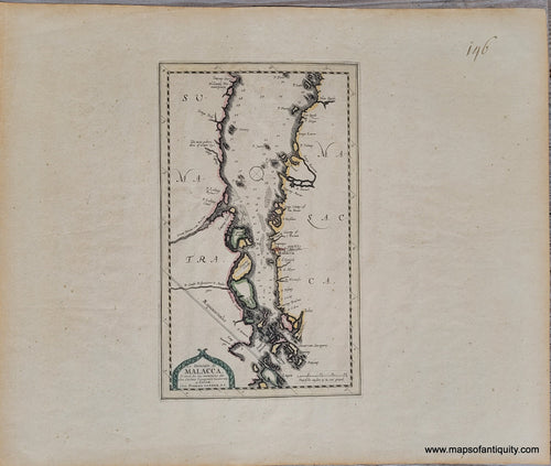 Genuine-Antique-Map-Le-Detroit-de-Malacca-Singapore-Malaysia-Indonesia--1720-Pieter-Van-der-Aa-Maps-Of-Antiquity