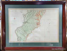Load image into Gallery viewer, Genuine-Antique-Map-Atlantic-Coast---Carte-Reduite-des-Cotes-Orientales-de-l-Amerique-Septentrionale-contenant-partie-du-Nouveau-Jersey-la-Pen-sylvanie-le-Mary-land-la-Virginie-la-Caroline-septentrionale-la-Caroline-meridionale-et-la-Georgie-1778-Depot-General-de-la-Marine-Antoine-de-Sartine-Maps-Of-Antiquity
