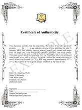 Load image into Gallery viewer, Certificate of Authenticity for ANTIQUE ITEMS ONLY
