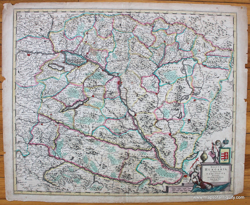Antique-Map-Regnum-Hungaria-in-Omnes-fuos-Comitatus