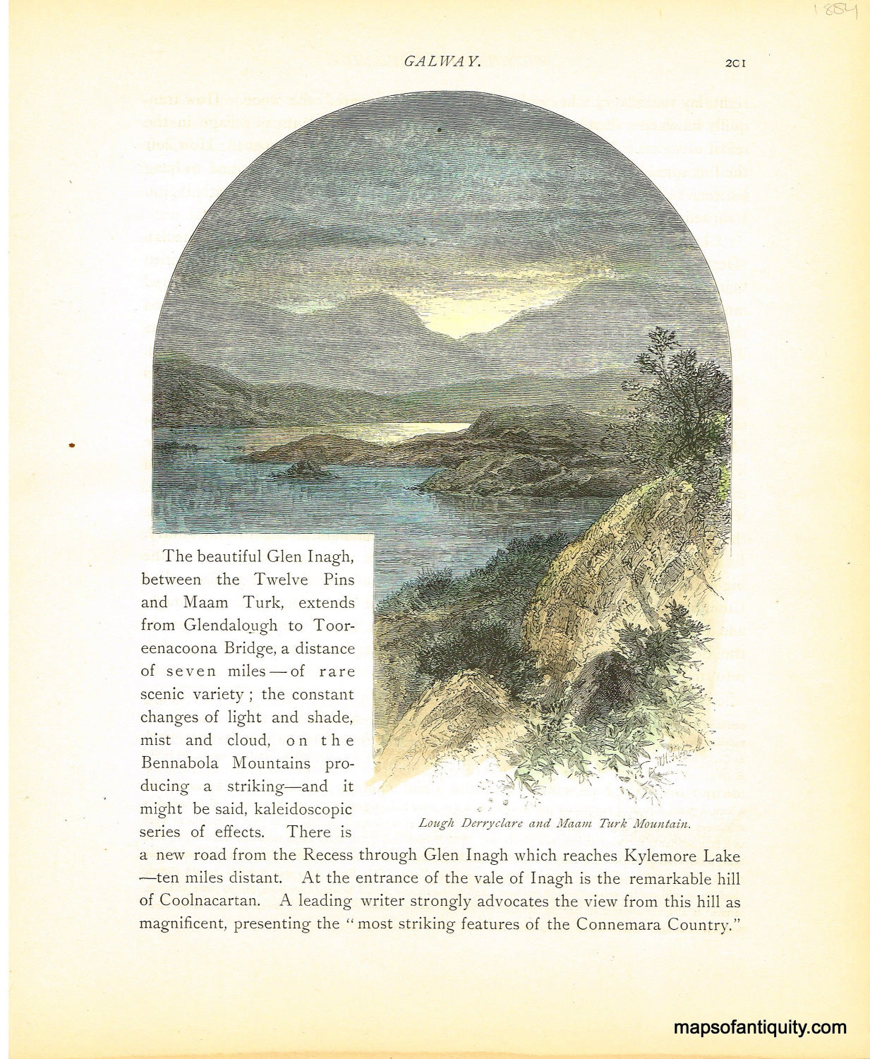 Print-Galway-Europe-United-Kingdom-1884-Kelly-Maps-Of-Antiquity