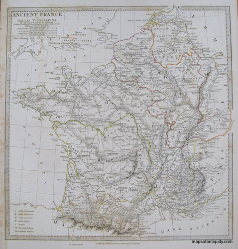 Antique-Map-Ancient-France-or-Gallia-Transalpina