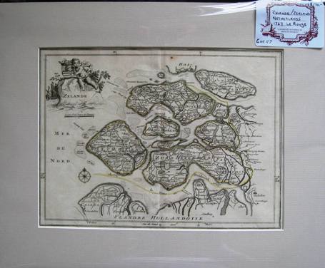 Antique-Hand-Colored-Map-Zelande-Europe-Holland-1767-LeRouge-Maps-Of-Antiquity