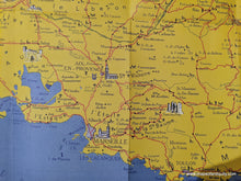 Load image into Gallery viewer, 1950 - Provence, Mediterranean Sea, France - Antique Map
