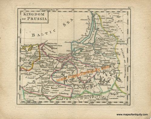 Antique-Hand-Colored-Map-Kingdom-of-Prussia-Europe-Prussia-1761-Dury-Maps-Of-Antiquity
