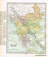 Load image into Gallery viewer, 1900 - Russia, verso: Sweden and Norway, and Turkey in Europe, Greece, Roumania, Servia &amp; Montenegro - Antique Map
