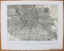 Load image into Gallery viewer, Antique-Printed-Color-Map-City-of-Berlin-verso:-Brussels-(Belgium)-Europe-Germany-Belgium-1900-Cram-Maps-Of-Antiquity
