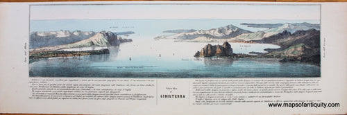 Antique-Hand-Colored-Print-Stretto-di-Gibilterra-(Gibraltar)-Antique-Prints-Europe-1852-Corbetta-Maps-Of-Antiquity