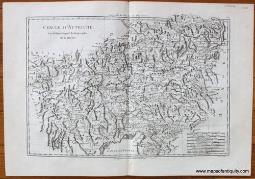 Antique-Map-Austria-Cercle-Autriche-Bonne-Desmarest-1787