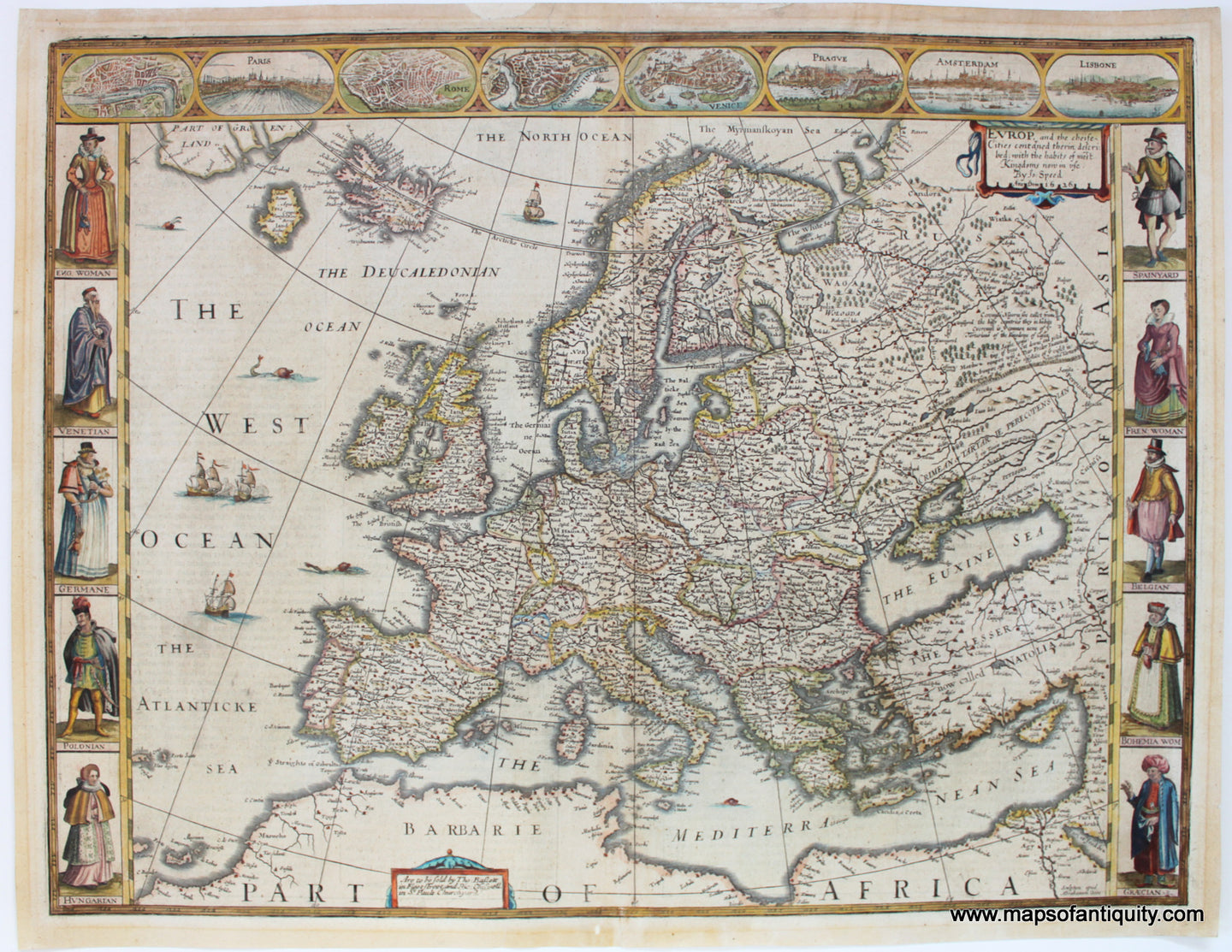 Antique-Map-Europ-Europe-John-Speed-1626-1600s