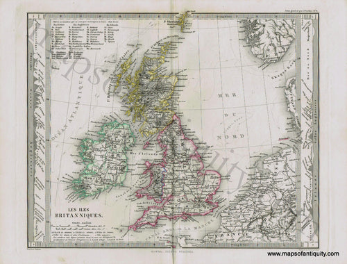 United-Kingdom-Les-Isles-Britanniques-Perthes-1871-Antique-Map-1870s-1800s-19th-century-Maps-of-Antiquity