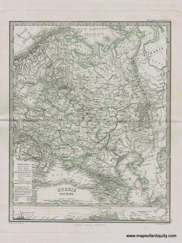 Russia-d'Europe-Perthes-1871-Antique-Map-1870s-1800s-19th-century-Maps-of-Antiquity