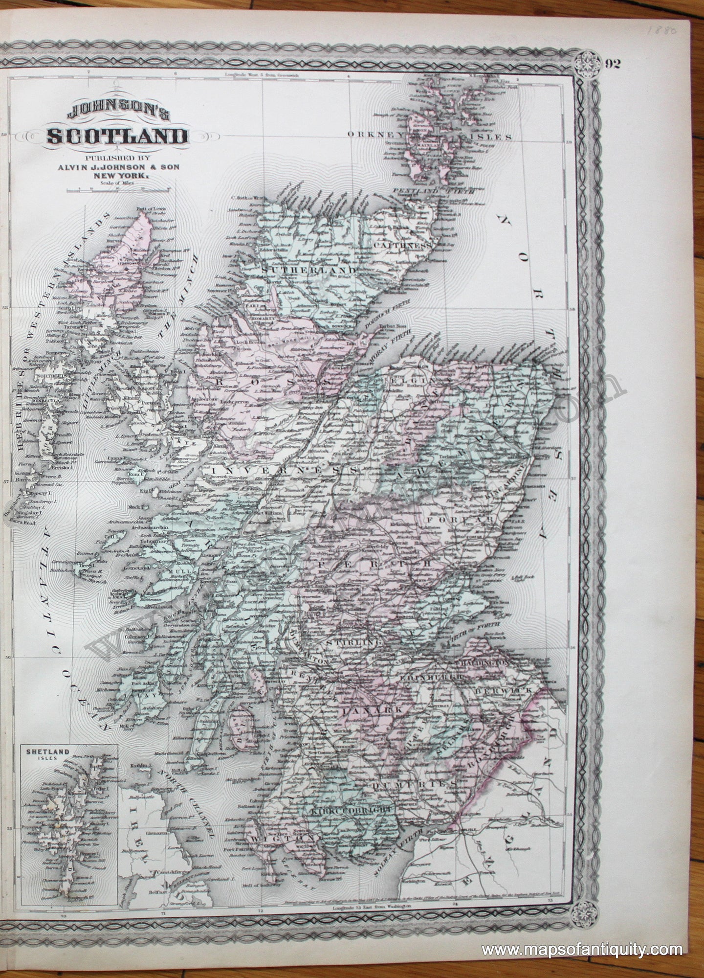 1880 - Johnson's Scotland