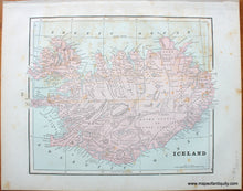 Load image into Gallery viewer, Antique-Printed-Color-Map-Iceland-verso:-Sweden-and-Norway-Europe-Scandinavia-Denmark-&amp;-Iceland--1892-Home-Library-&amp;-Supply-Association-Maps-Of-Antiquity
