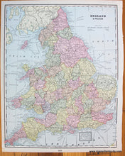 Load image into Gallery viewer, Antique-Map-Europe-England-&amp;-Wales-and-History-Historical-Home-Library-and-Supply-Association-Pacific-Coast-1892-1890s-1800s-Late-19th-Century-Maps-of-Antiquity-
