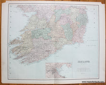 Load image into Gallery viewer, 1890 - Ireland (in 2 sheets) - Antique Map
