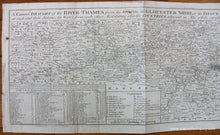 Load image into Gallery viewer, 1775 - A Correct Draught of the River Thames - Antique Map
