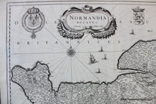 Load image into Gallery viewer, 1640 - Normandy, France - Normandia Ducatus - Antique Map
