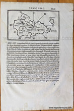 Load image into Gallery viewer, 1575 - Milos and Sifnos - Antique Map
