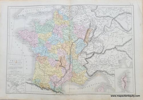 Genuine-Antique-Map-France-divisee-en-32-Gouvernements-1875-Drioux-&-Leroy-EUR2819-Maps-Of-Antiquity