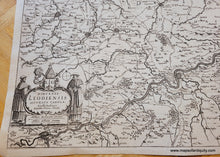 Load image into Gallery viewer, Genuine-Antique-Map-Belgium---Dioecesis-Leodiensis-Accurata-Tabula-1630s-Mercator-Hondius-Janssonius-Maps-Of-Antiquity
